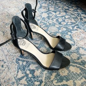 Vince Camuto Black Heel Strappy Sandal